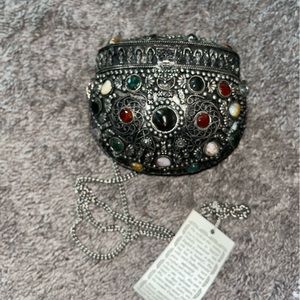 Steel handmade clutch